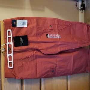 Lee Relaxed fit Ladies Flex-to-Go Comfort Waistband Capris, 12med, Cinnamon, NWT